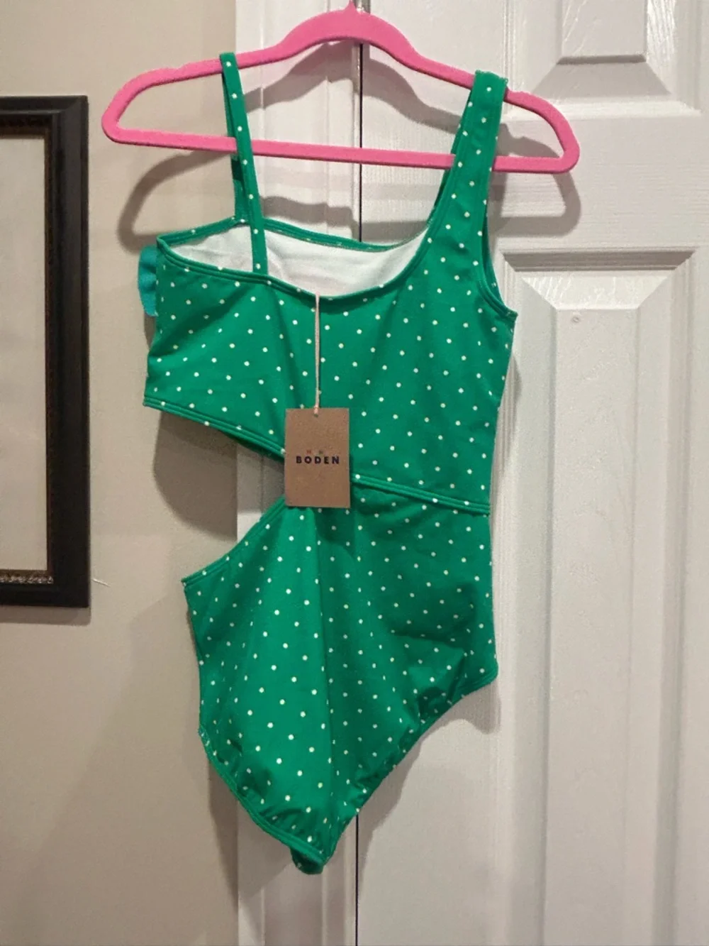 NWT Mini Boden Girls Fish Appliqué Swimsuit 👙🐠